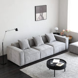 Luxury Modular Sectional Living Room Sofa Set, Modern Minimalist Style