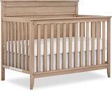 Bayfield 5-in-1 Convertible Crib in Glazed Brush White, JPMA, and Greenguard Gold