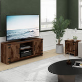 Cabinet Stand with Storage for TV up to 65 Inch, 70 Inch, Rustic Brown