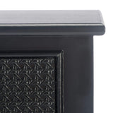 Safavieh Home Collection Haines Black 4-Drawer Bottom Shelf Console Table