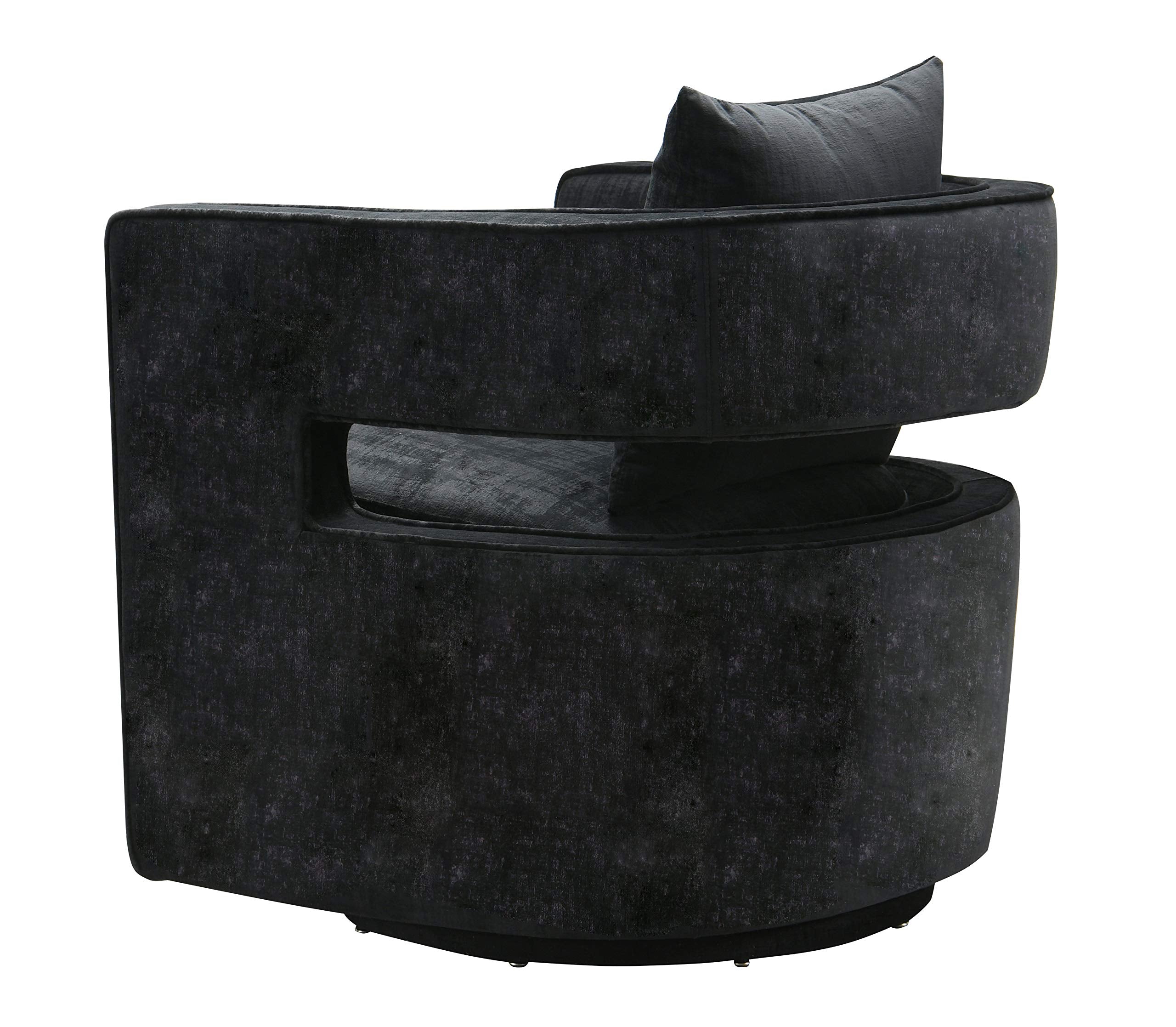Kennedy Swivel Chair (Black)