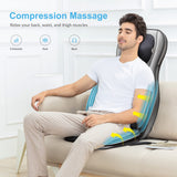 Shiatsu Neck Back Massager with Heat, 2D ro 3D Kneading Massage Chair Pad