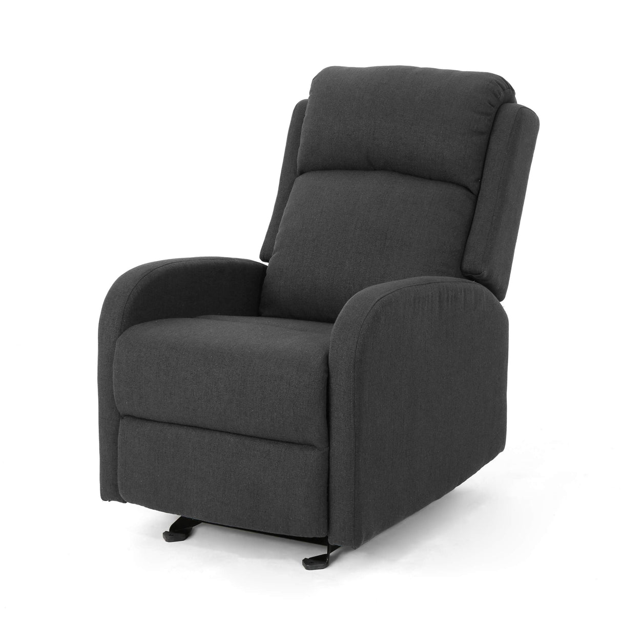 Knight Home Avaa Recliner, Dark Grey + Black