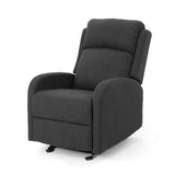 Knight Home Avaa Recliner, Dark Grey + Black