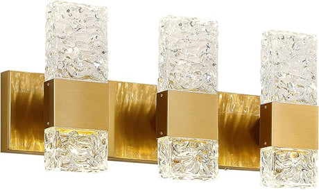 Gold Bathroom Vanity Light Fixtures - Brushed Gold Bathroom Light Fixtures