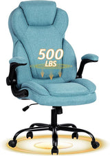 Heavy Duty Office Chair 500lbs Capacity - Ergonomic Big & Tall Desk Chair