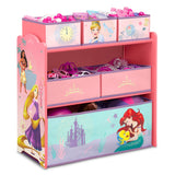 & Store 6 Bin Toy Storage Organizer, Disney Princess