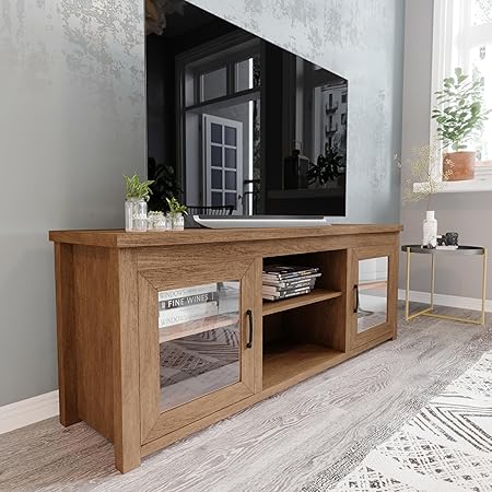 Sheffield Engineered Wood TV Stand for 80" TVs, Media Console/TV Cabinet