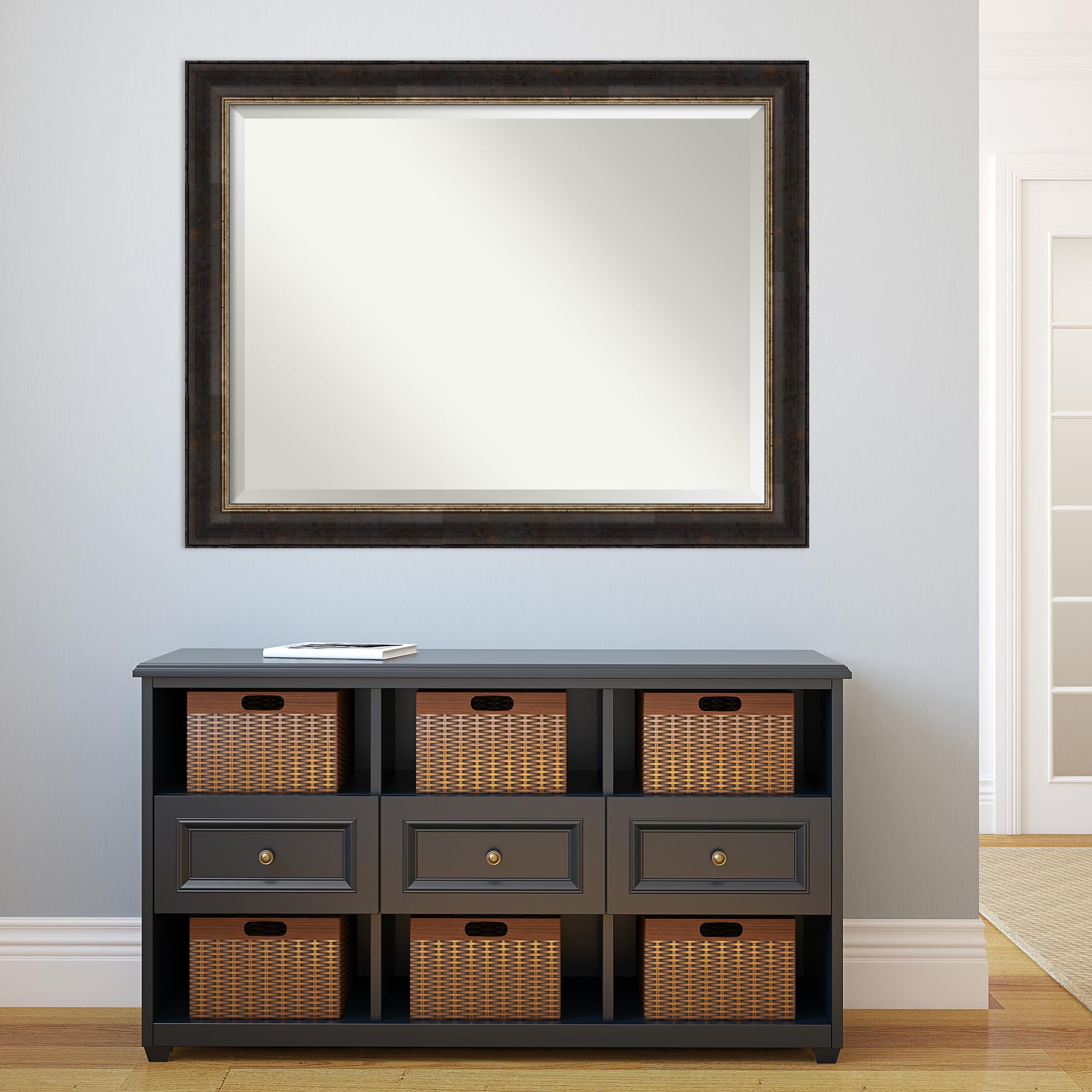 Bathroom Mirror, Varied Black Wall Mirror