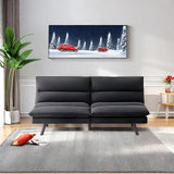 Sofa Bed Loveseat Sleeper Sofa, Convertible Sofa Bed Small Couch with Memory Foam Split Seat Design,