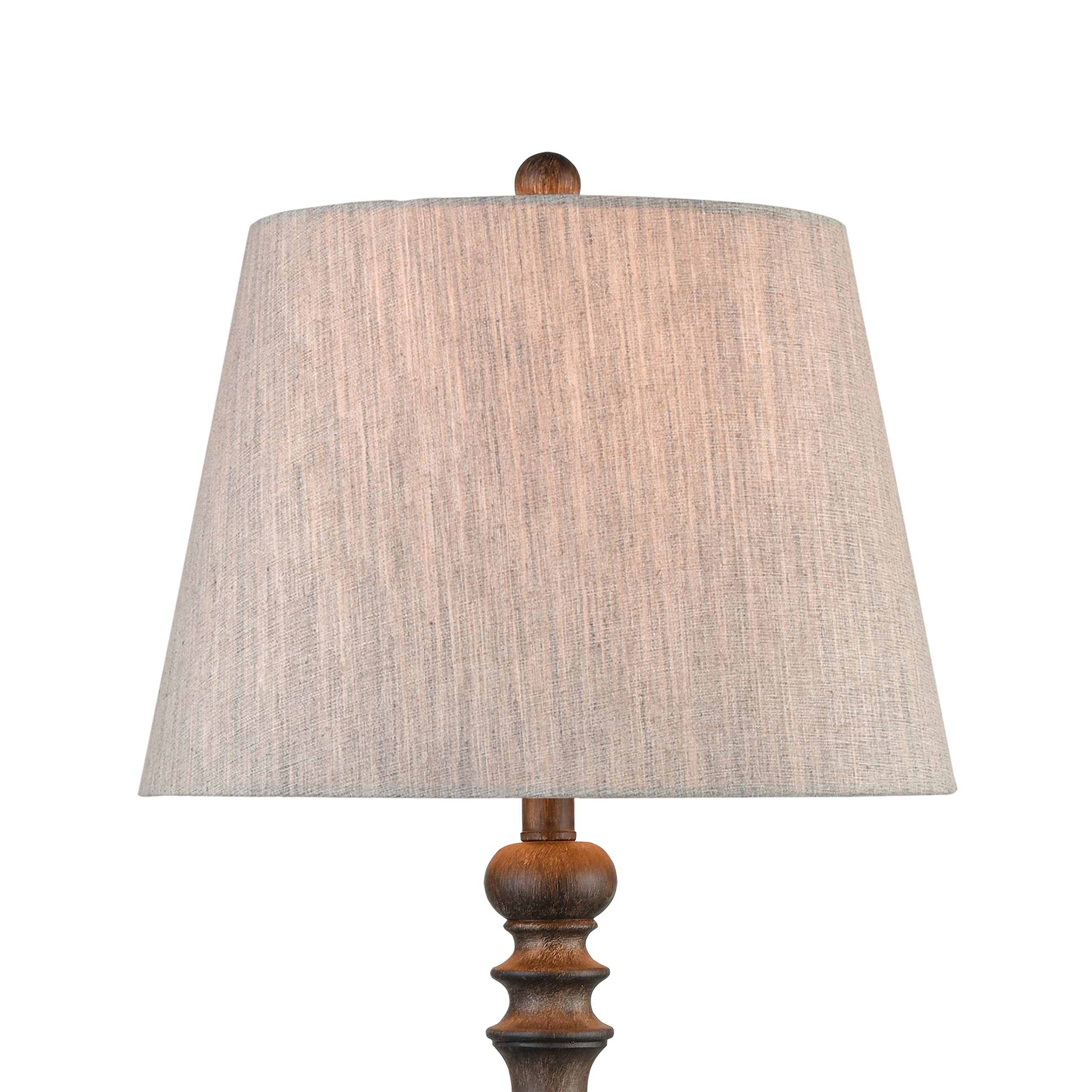 77179 Rhinebeck 30'' High 1-Light Table Lamp - Aged Wood