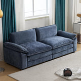 85.4" Convertible Sectional Sofa,L-Shaped Deep Seat Sofa Couch for Living Room