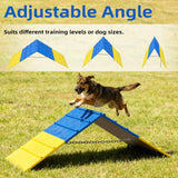 Dog Agility A-Frame for Large Dogs - 84" x 24" Outdoor Training Equipment