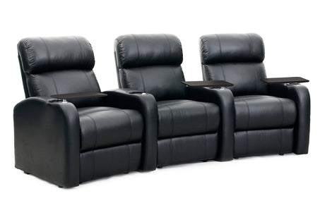 Diesel XS950 Home Theatre Chairs Black Leather - Accessory Dock - Memory Foam