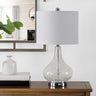 Lighting Collection Brooks Clear Glass 24-inch Bedroom Living Room Home Office