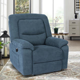 Recliner Chairs with Massage and Heat, Recliner Chair for Adults with Padded Backrest, Massage Recliner Chairs with Charge Ports & Pockets, Infinite Position for Living Room