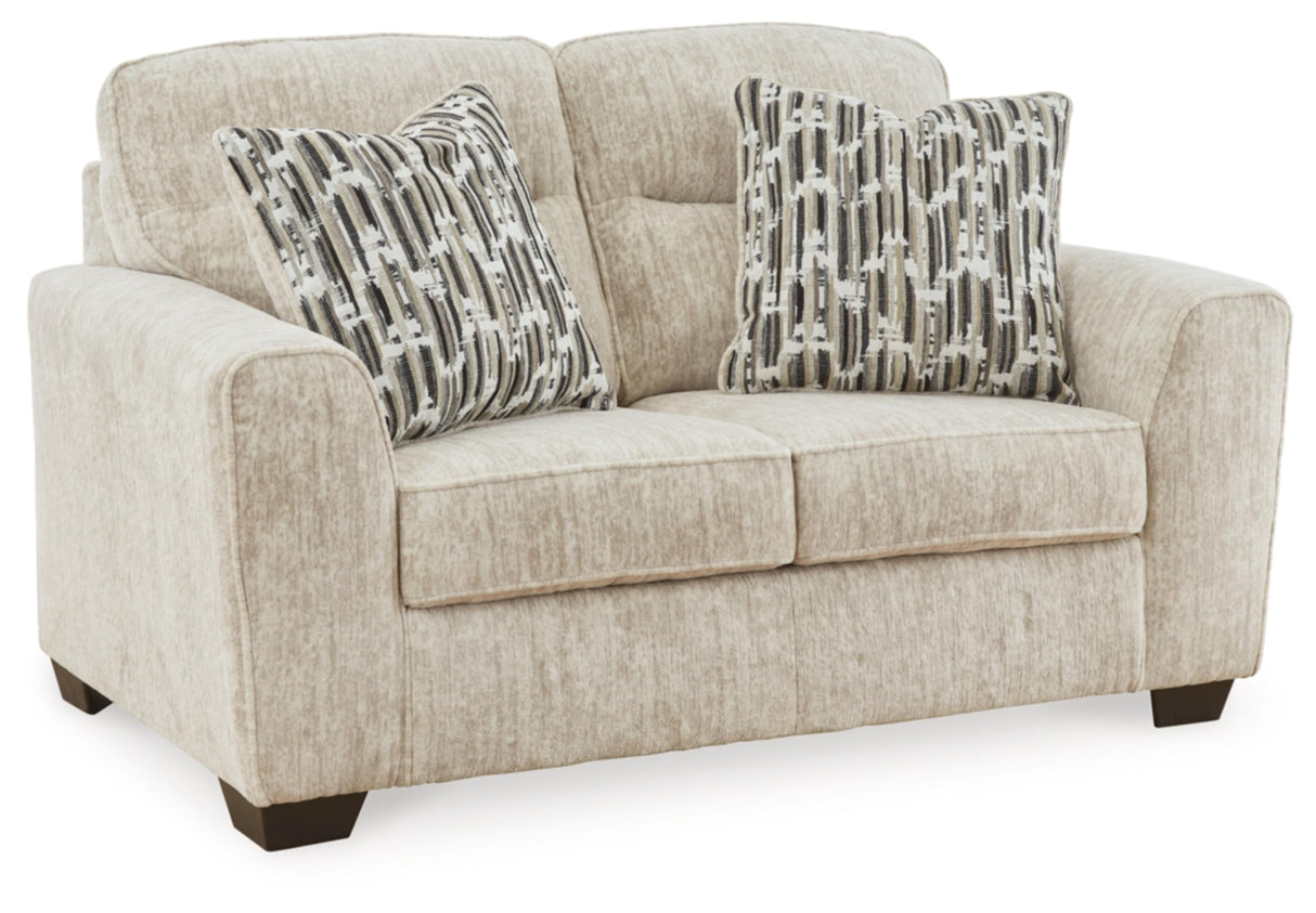 Lonoke Contemporary Loveseat for Living Room, Beige