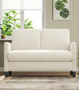 Loveseat Sofa, 51" Small Sofa Couch for Bedroom, Comfy Teddy Love Seat,