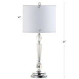 JYL2047A-SET2 Set of 2 Table Lamps Victoria 27" Crystal LED Table Lamp Modern Contemporary