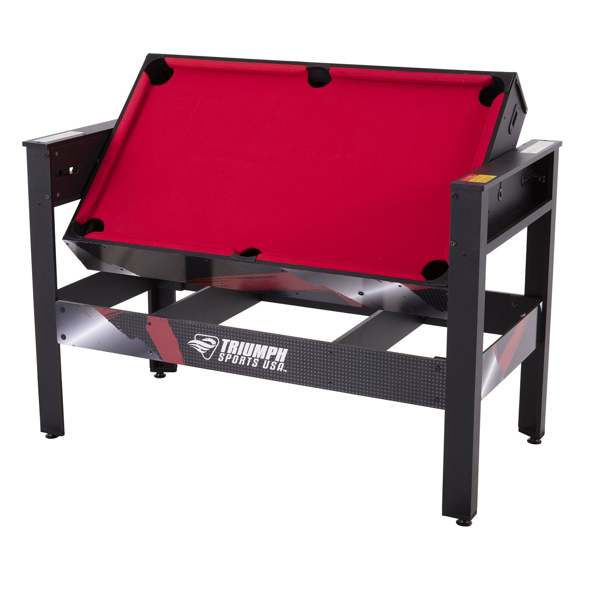 USA 4-in-1 Rotating Swivel Multigame Table – Air Hockey, Billiards, Table Tennis