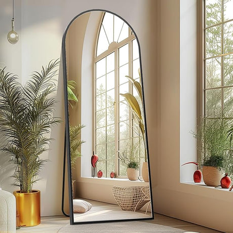 64"x21" Full Length Mirror, Full Body Floor Mirror for Bedroom Large Wall Mirror with Stand