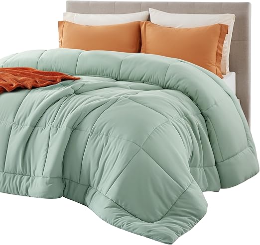 Comforter Duvet Insert - Quilted Comforters Queen Size, All Season Duvet