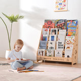 Kids Bookshelf 5 Tier Toy Storage Cabinet Organizer,Toddler Book Shelf