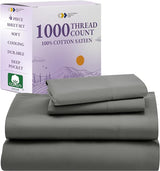 1000 Thread Count King Size Sheet Set, Winner Architectural Digest Best Sheet,