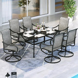 Outdoor Patio Dining Set for 6, Outdoor Furniture Set