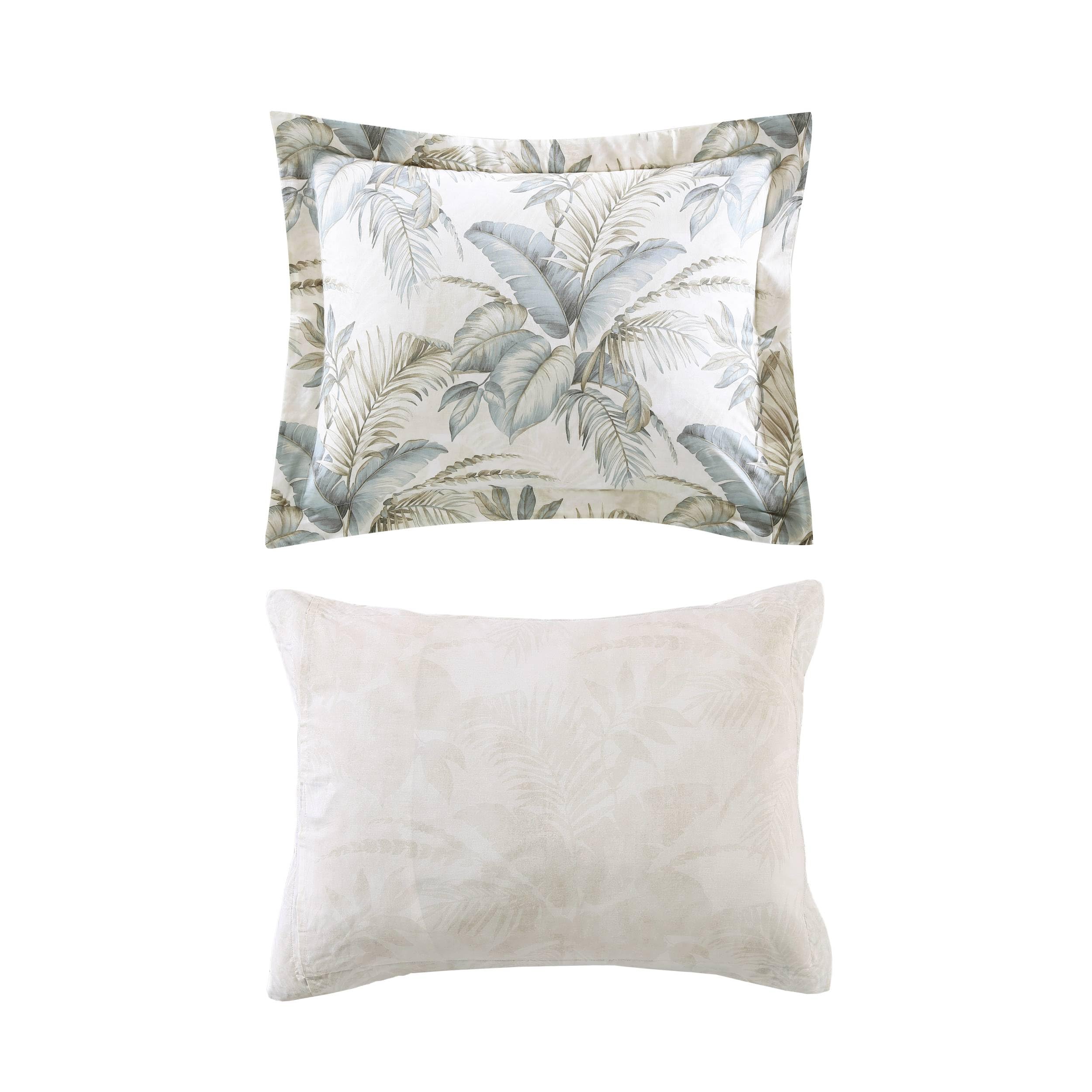 King Comforter Set - Soft Woven Bedding with Matching Pillowcases, 3 Piece (Bakers Bluff Blue)