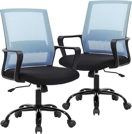 Office Chair Desk Chair Computer Chair Swivel Rolling Executive Lumbar Support