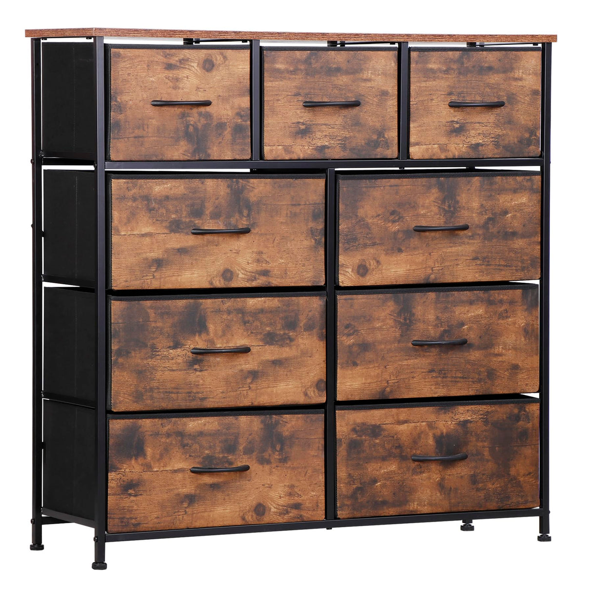 Dresser for Bedroom Fabric Dresser Storage Tower Tall Chest Organizer Unit