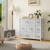 Dresser with 7 Drawers - Fabric Storage Tower, Organizer Unit for Bedroom