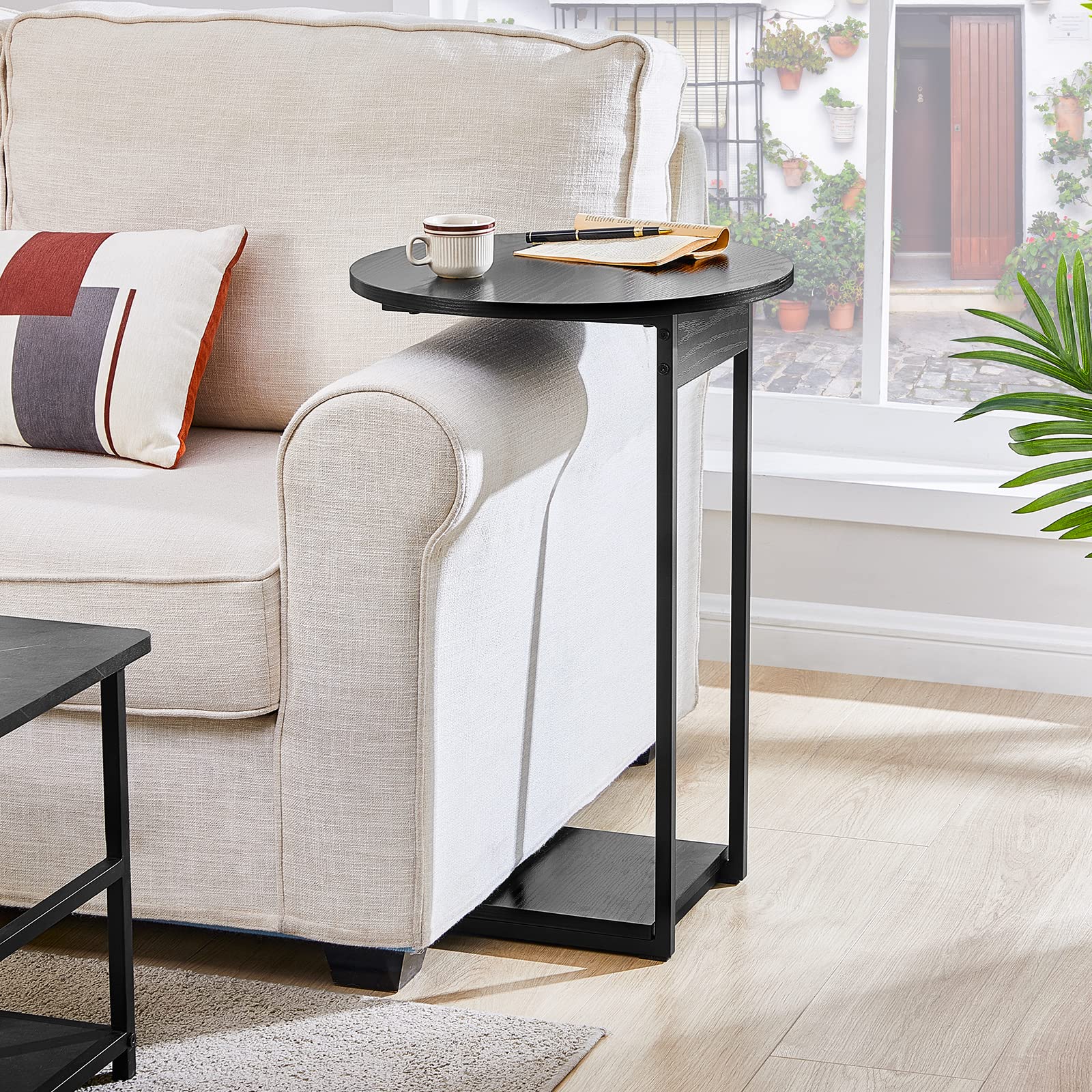 Sides Table Living Room, Small End Table for Small Space