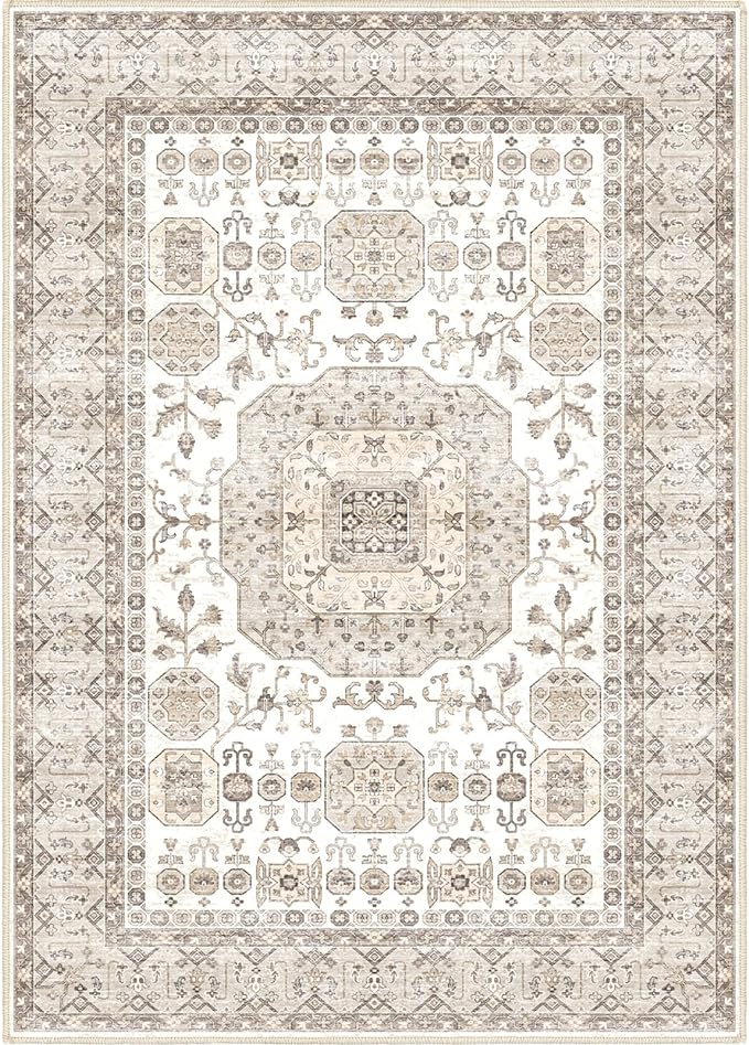 Area Rug 9x12, Area Rugs 9x12 Living Room, Large Area Rug, Cream Area Rugs 9x12