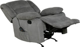 Longstreet Rocker Recliner with Massage, Heat and Dual USB ports,