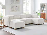 Oversized Modular Sectional Sofa, U-Shaped Living Room