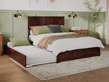 Madison Queen Platform Bed with Matching Footboard and Turbo Charger