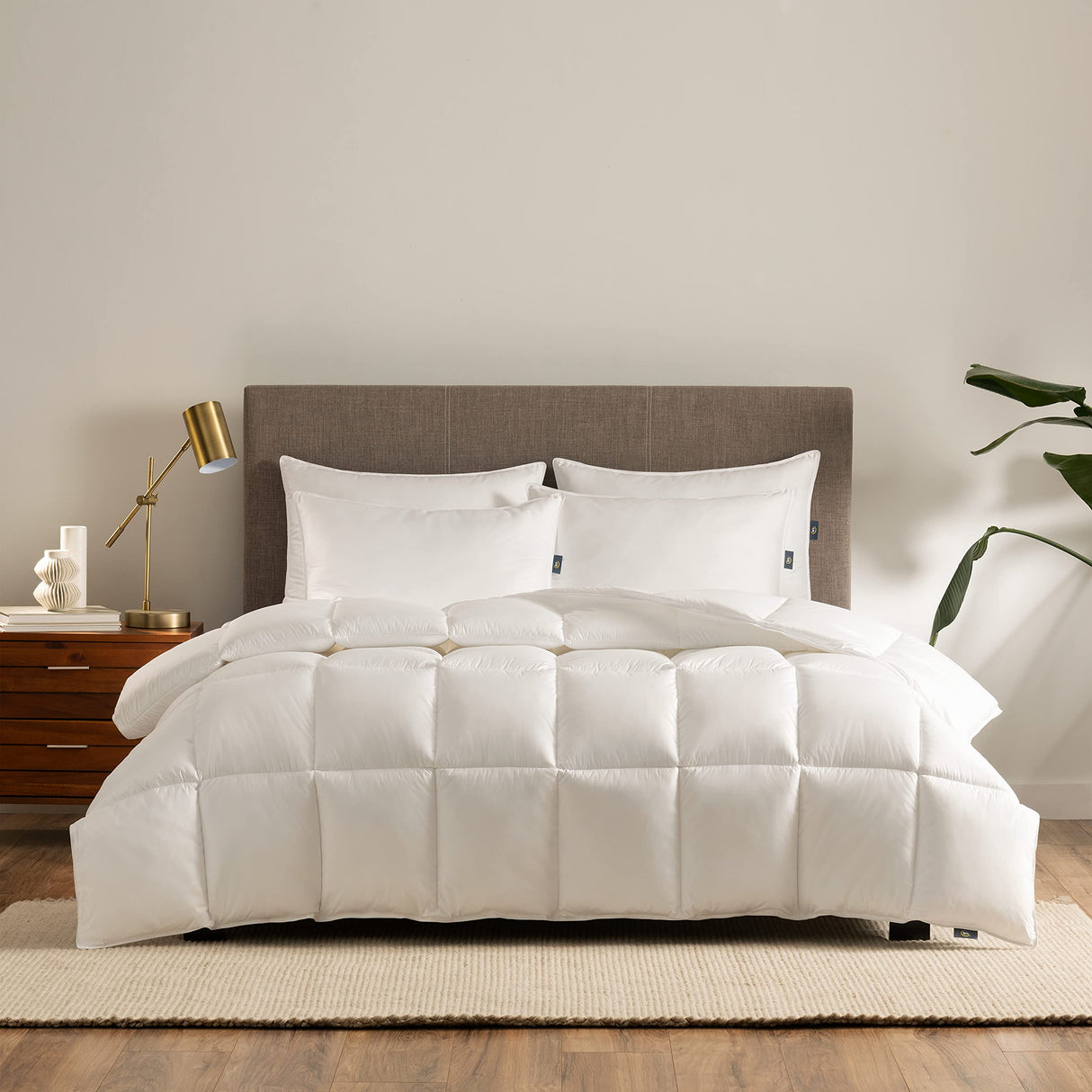 Down Illusion All Season Hypoallergenic Down Alternative Comforter with