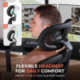 Ergonomic Mesh Office Chair with Adjustable Lumbar Support