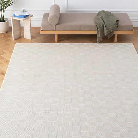 Willow 8'x10' Washable Area Rug for Living Room Bedroom - 100% Recycled Oeko-TEX Certified