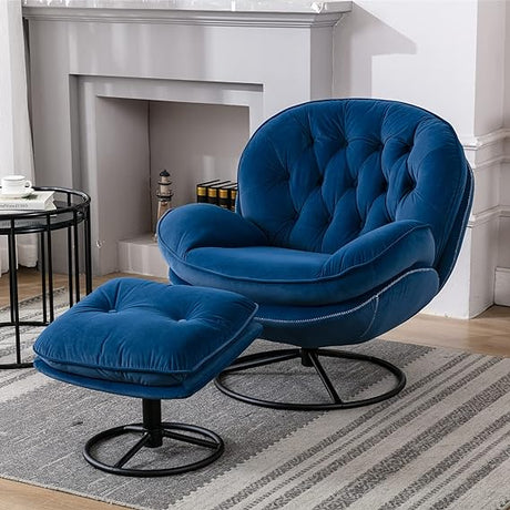 Modern Lounge Chair with Footrest