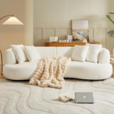 102.36" Curved Sectional Sofa Modern Couch, CircleCouch LuxurySofa Upholstery