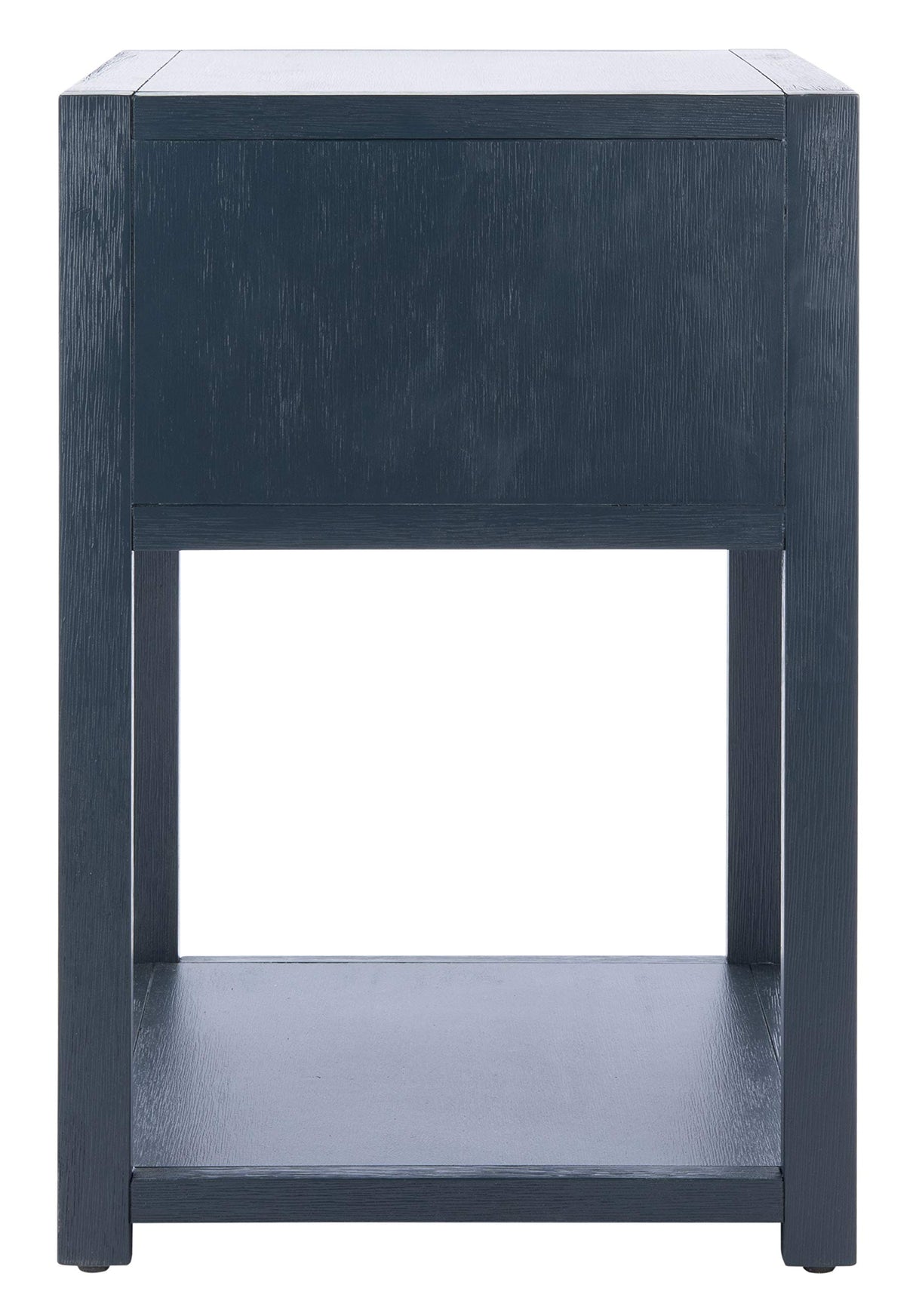 Home Collection Yudi Navy and Gold 1-Drawer Nightstand
