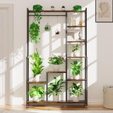 Plant Stand Indoor with Grow Light - 71 Inches Tall Plant Shelf 8 Tiered Metal Plant Stand