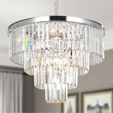 Modern Chandeliers Crystal with Light, 15 Lights Chrome Crystal Chanderlier Lighting