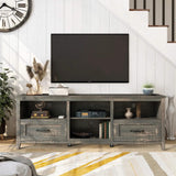 70 inch for TVs Up to 80", Large Entertaiment Center with Drawers for Living Room,