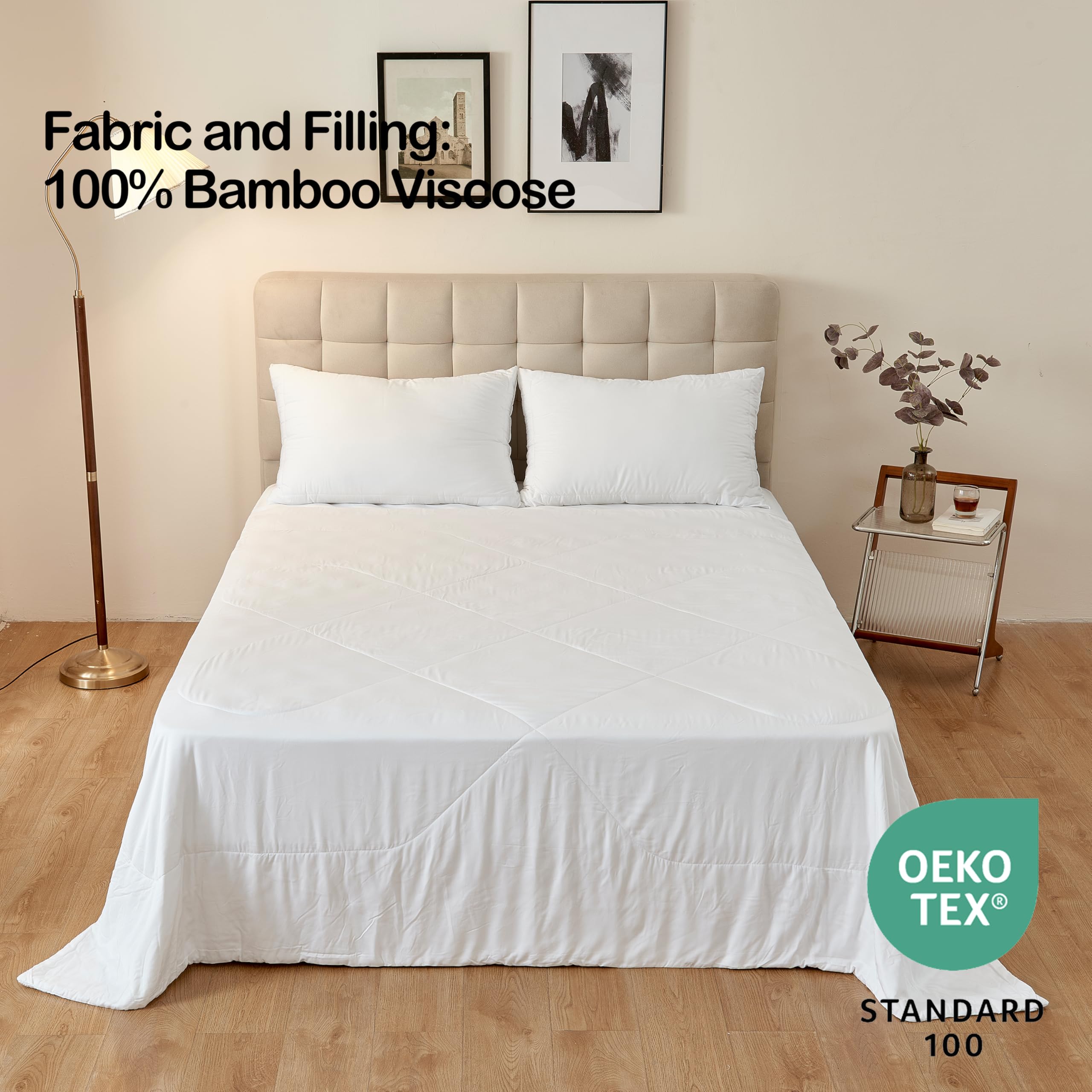 Cooling Bamboo Comforter King - All Season