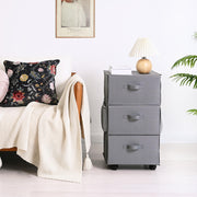 3 Drawer Storage Organizer, 3 Drawer Dresser, Storage Drawer for Bedroom