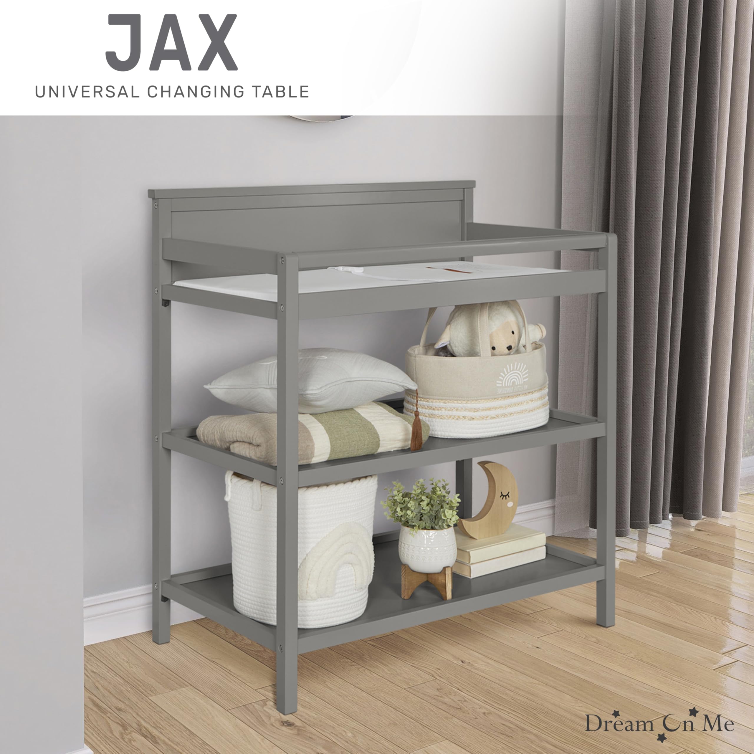 Jax Universal Changing table, Storm Grey